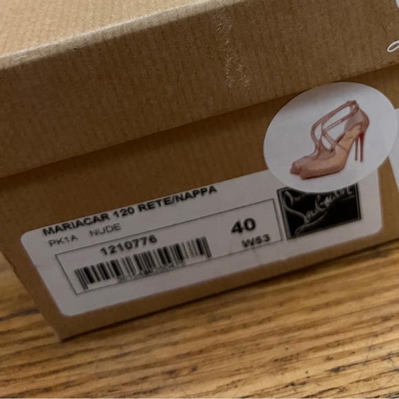 MARIACAR 120 RETE/NAPPA - Louboutin *BRAND NEW*
NUDE - Picture 11 of 16